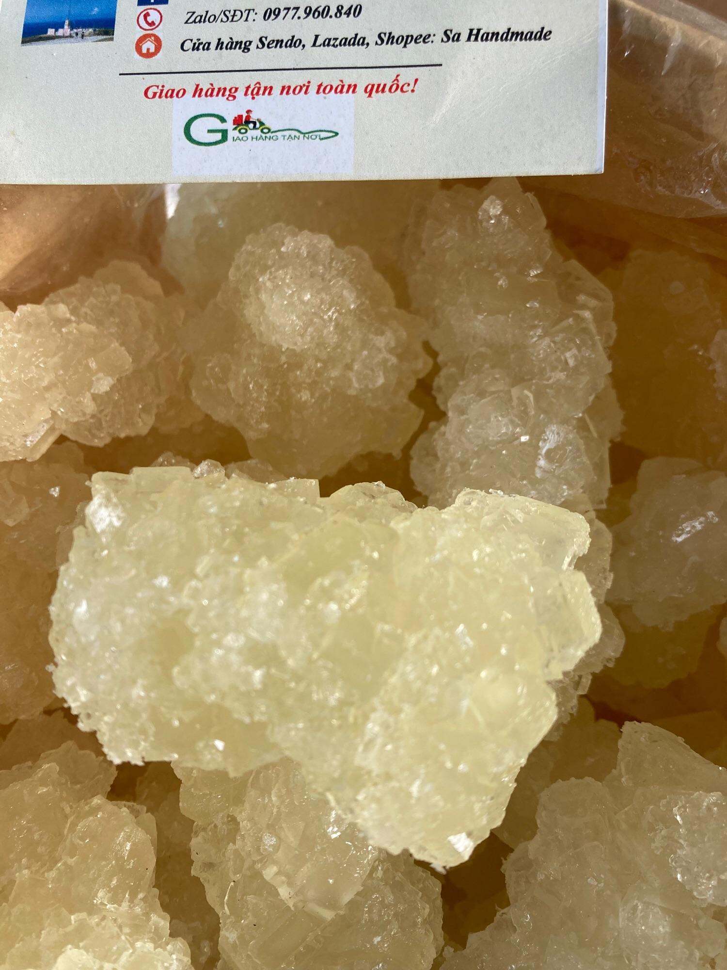 1KG ĐƯỜNG PHÈN VÀNG (NHẠT) KHÔNG PHẨM MÀU MẬT MÍA ĐẶC BIỆT QUẢNG NGÃI