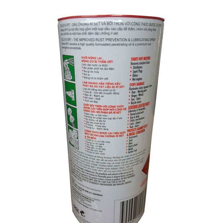 Dầu chống rỉ sét và bôi trơn RP7