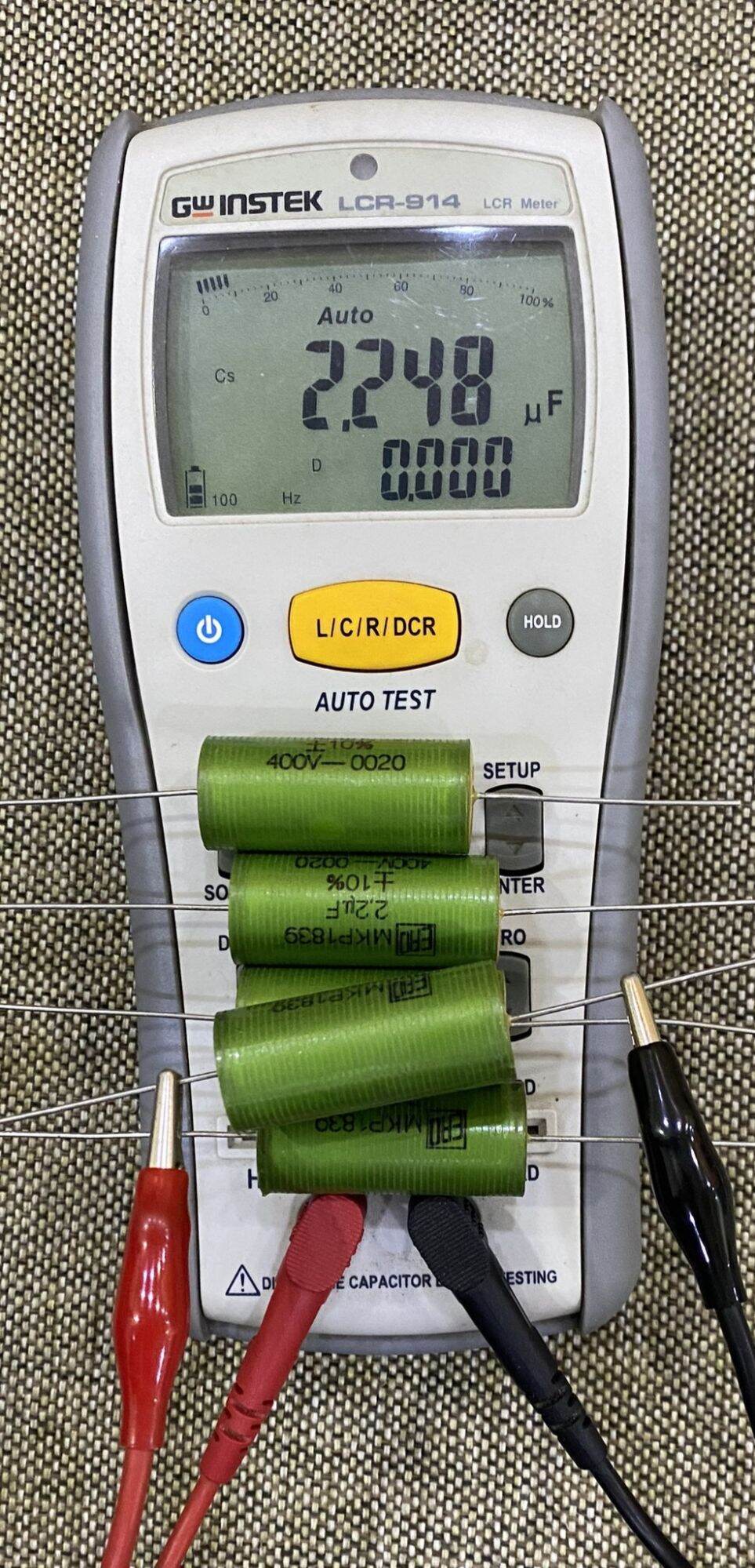 Tụ điện audio ERO MKP 2.2uF 400V Germany ( NOS)