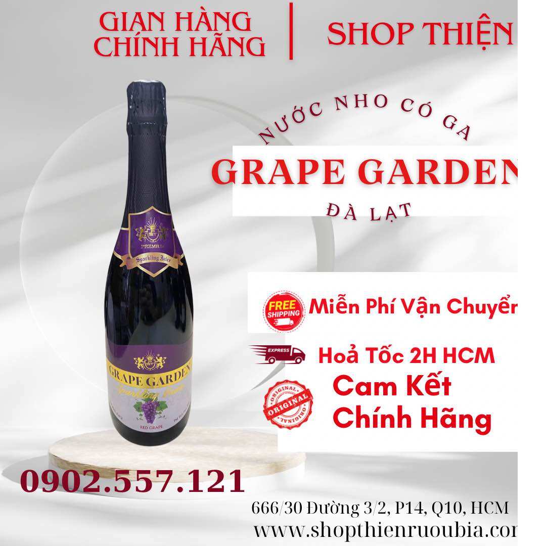 Nước trái cây grape garden 750ml- nho đỏ
