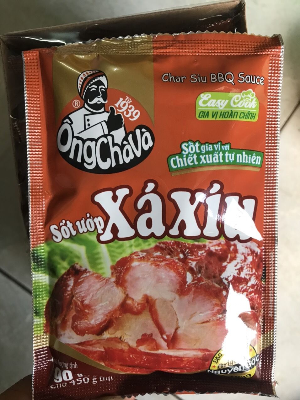 Sốt ướp xá xíu ông chà và