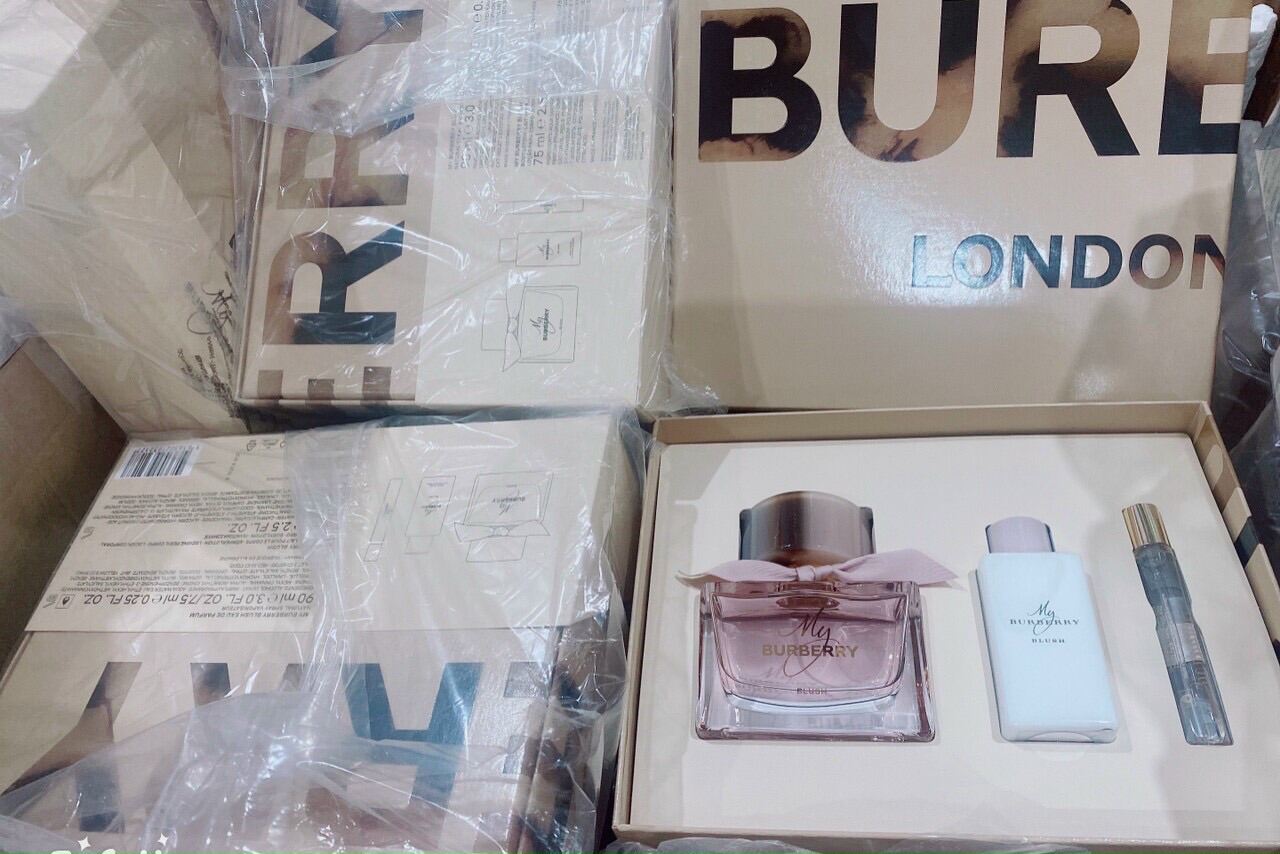 Set Nước hoa My Burberry Blush 90ml + 10ml + lotion 75ml 