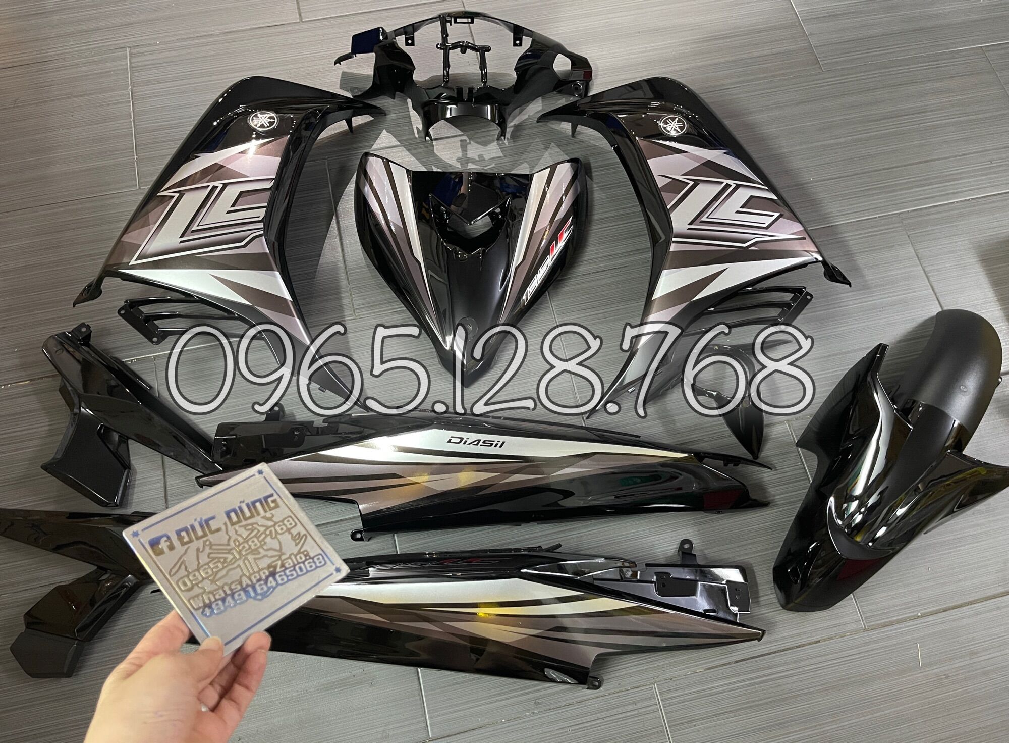 Áo ex 135 đen tem candy lc135