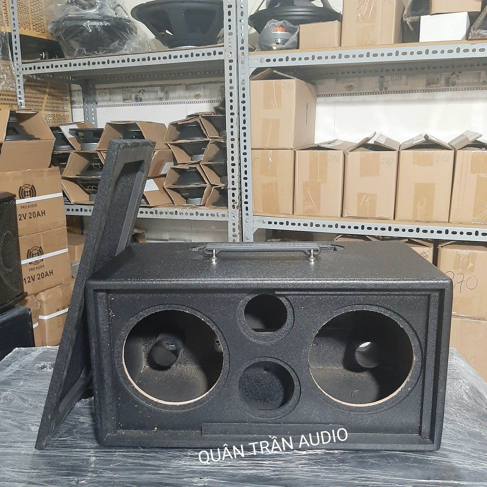 Vỏ Loa Kéo Bass 16 Đôi_Mẫu Đứng_Bọc Da_Kích Thước Mạch K10, K18...