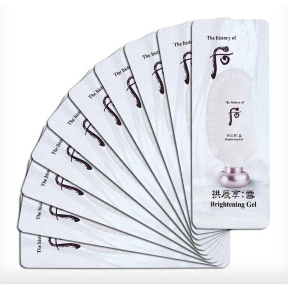 Combo 10 gói tẩy tế bào chết Whoo dạng kỳ làm sáng da