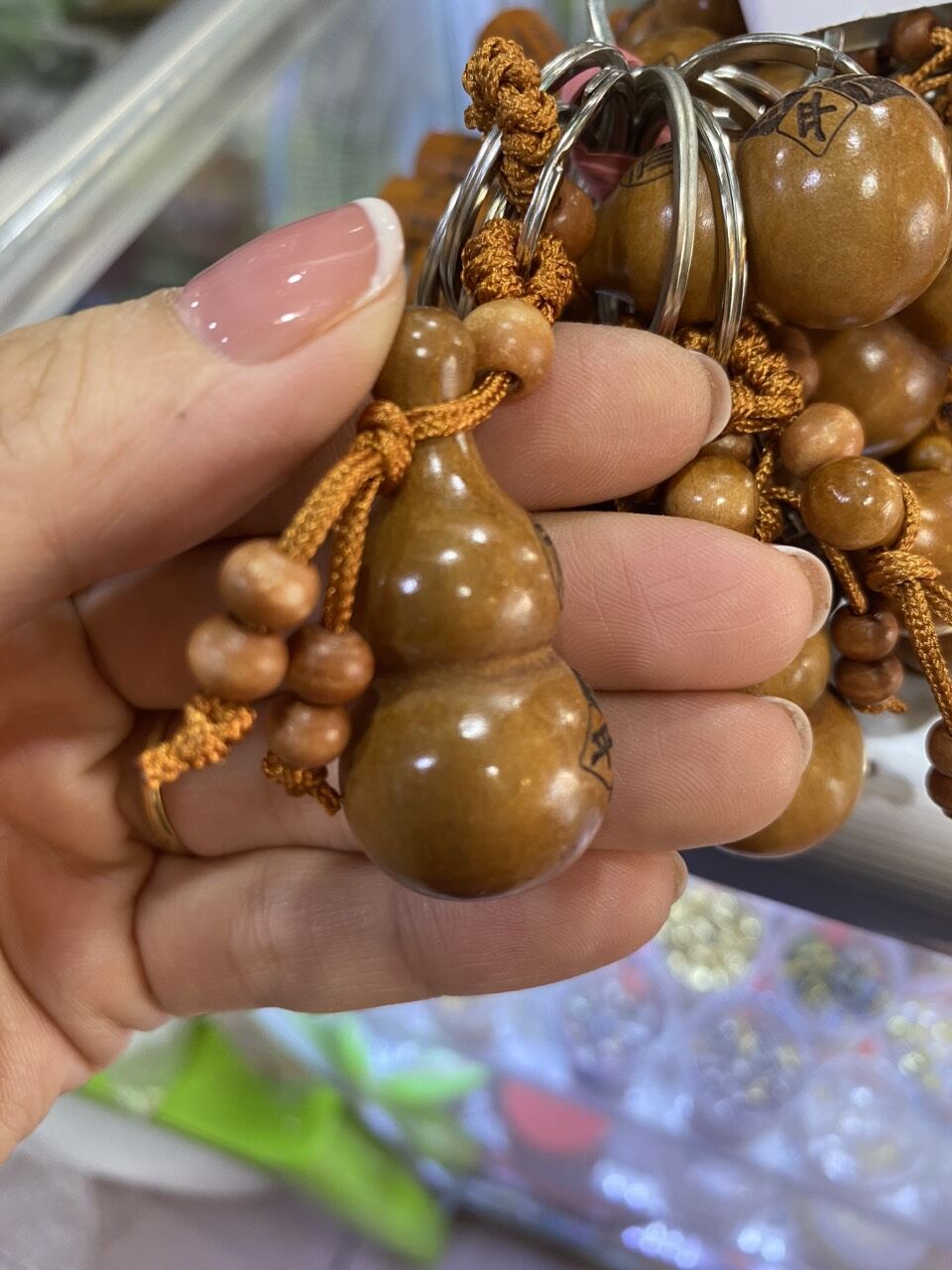 Móc khoá hồ lô may mắn bình an