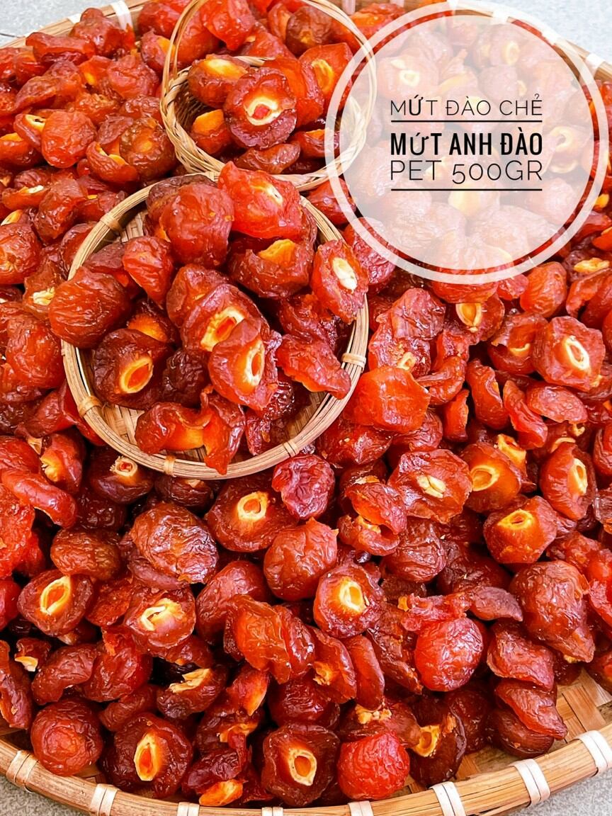 Mứt đào chẻ đôi 500g ( Hàng sạch loại 1)