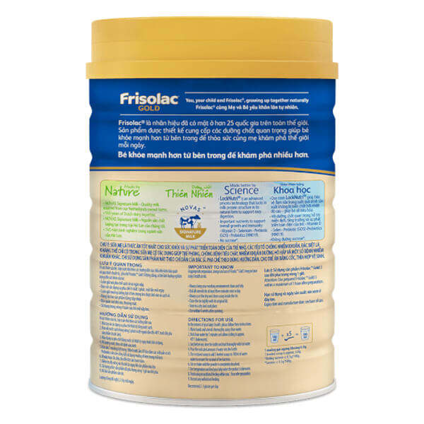 Sữa Frisolac Gold số 3 850g (1 - 2 tuổi)