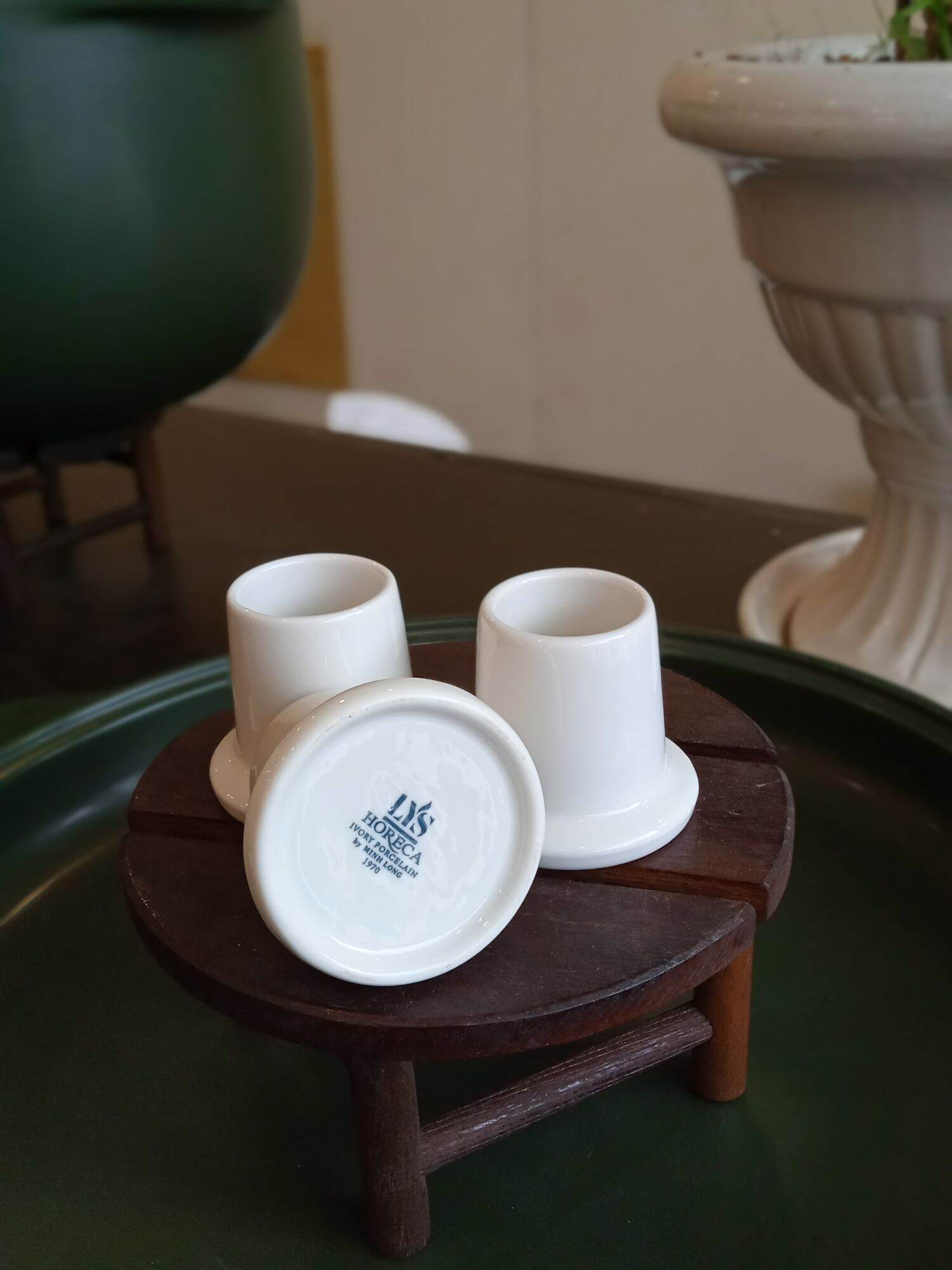 Hủ đựng tâm + nắp - gốm sứ Minh Long