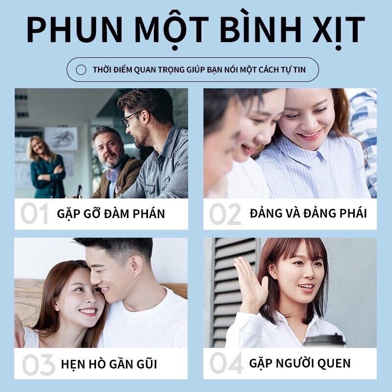 Xịt thơm miệng hương bạc hà Love Spray