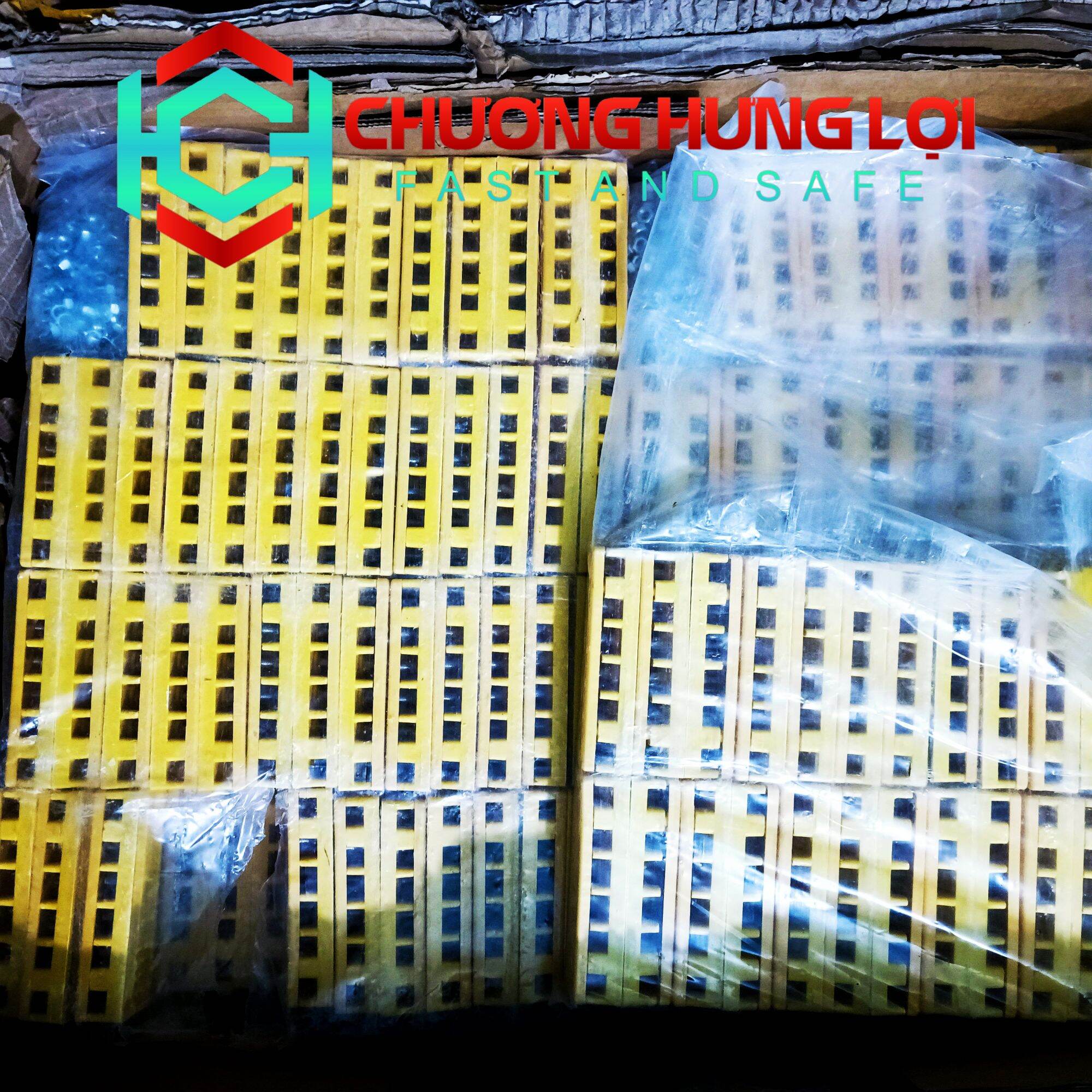 Domino Cầu Đấu Điện 6 Cực Chống Cháy (Ốc đầy đủ)