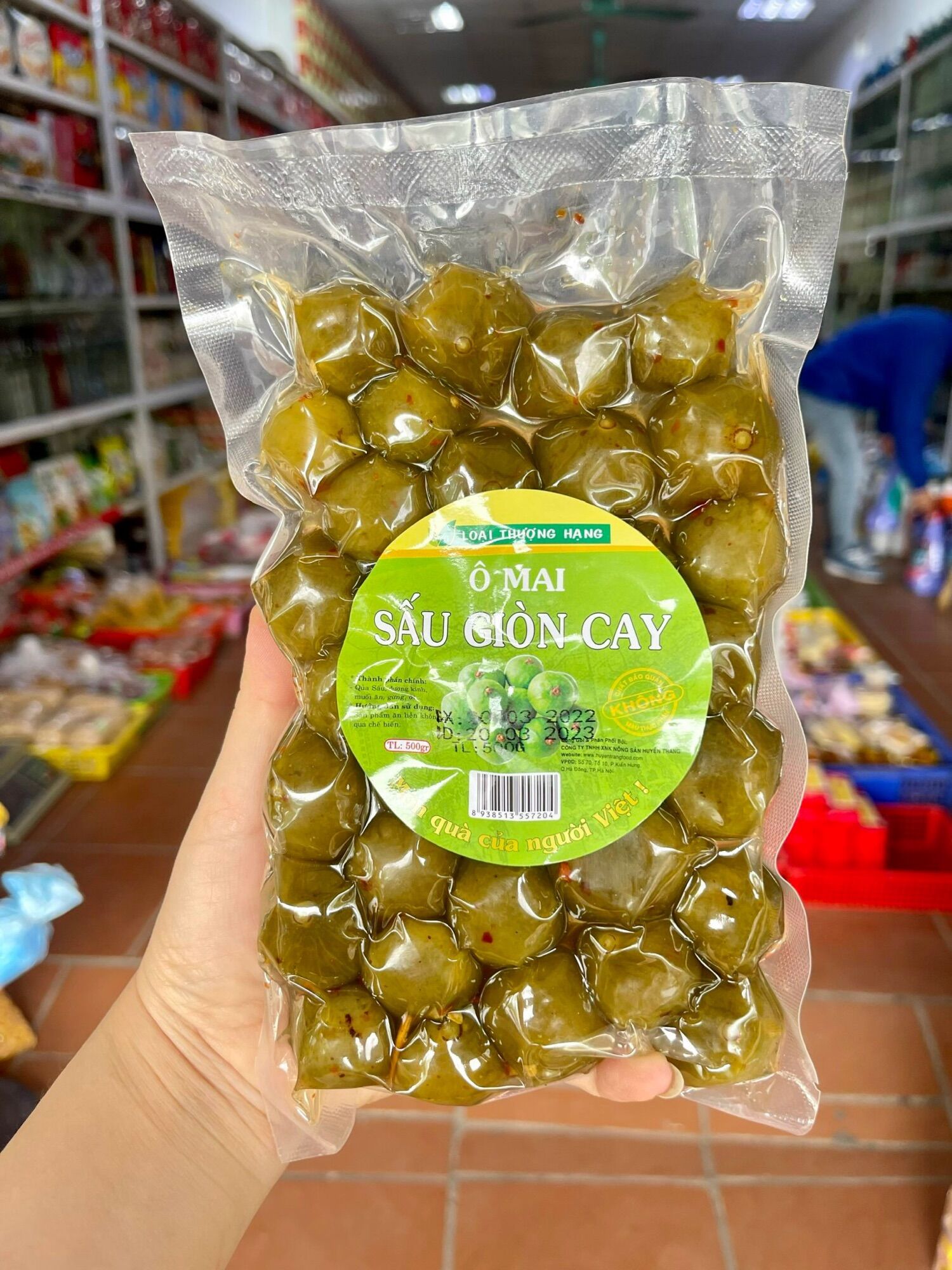 Ô mai sấu bao tử giòn cay Chua ngọt 500g
