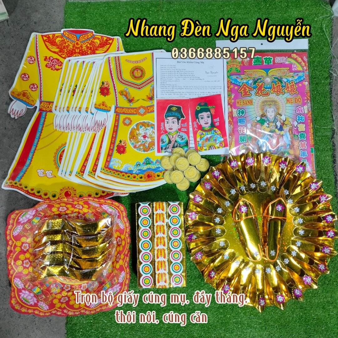 Bộ giấy cúng đầy tháng,thôi nôi ,cúng căn