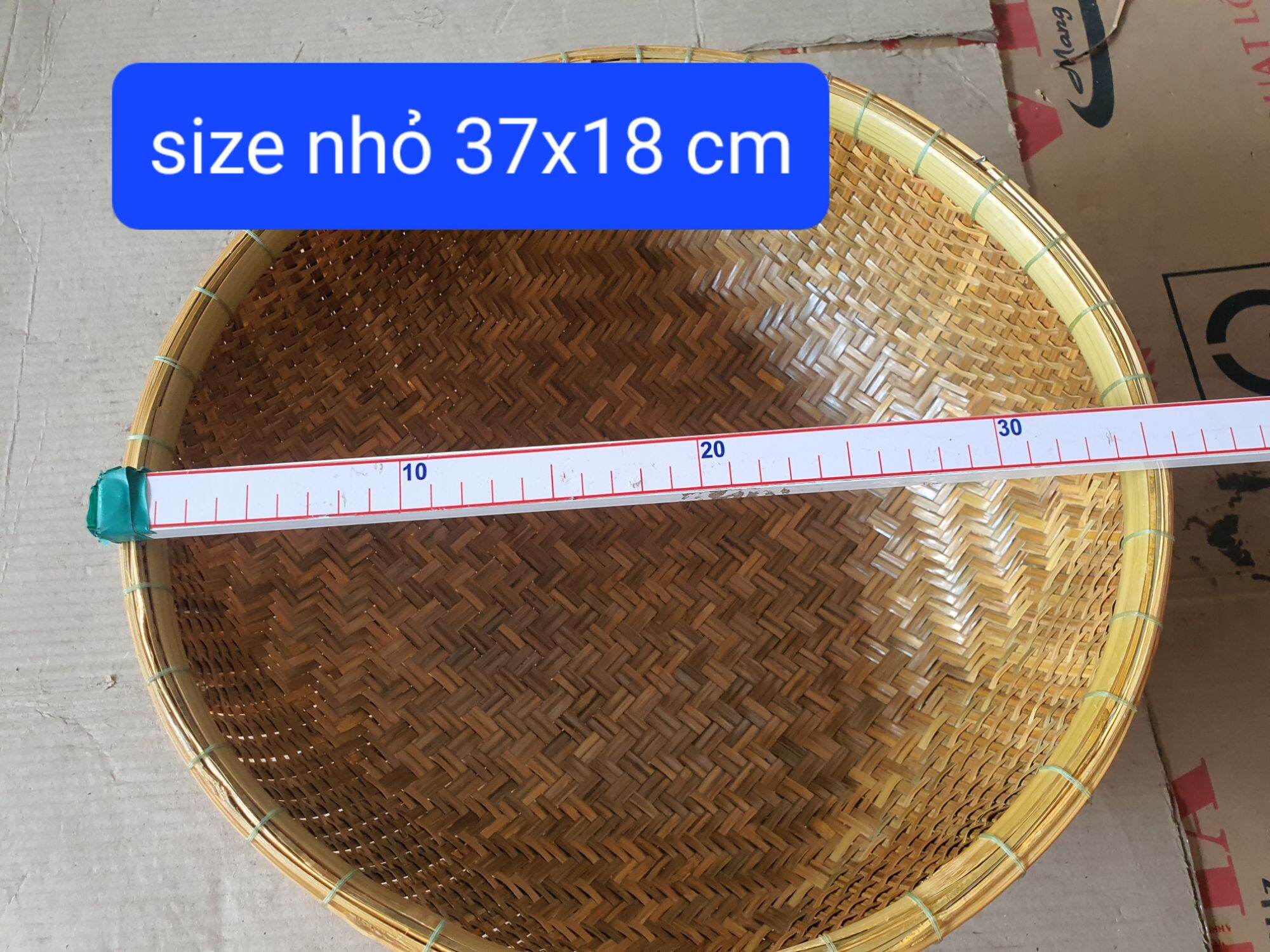 Thúng Gạo Đan Tre LOẠI 1, Chắc Chắn và Bền Đẹp