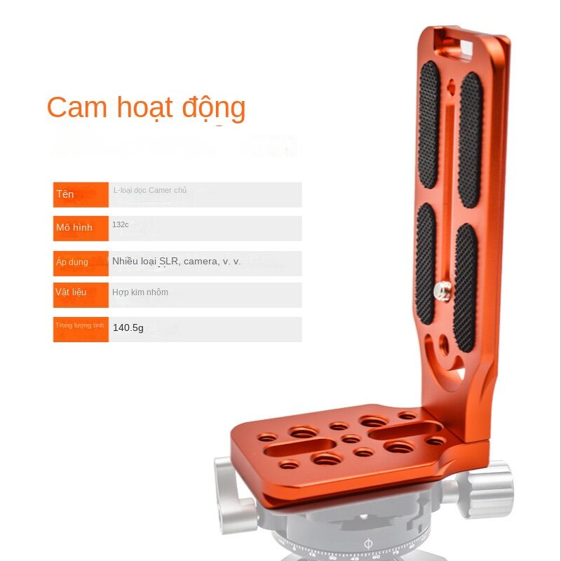 Universal Camera L Bracket Quick Release L Plate 1/4 Inch Screw Swiss Vertical Video Compatible for Nikon Canon Sony Fuji