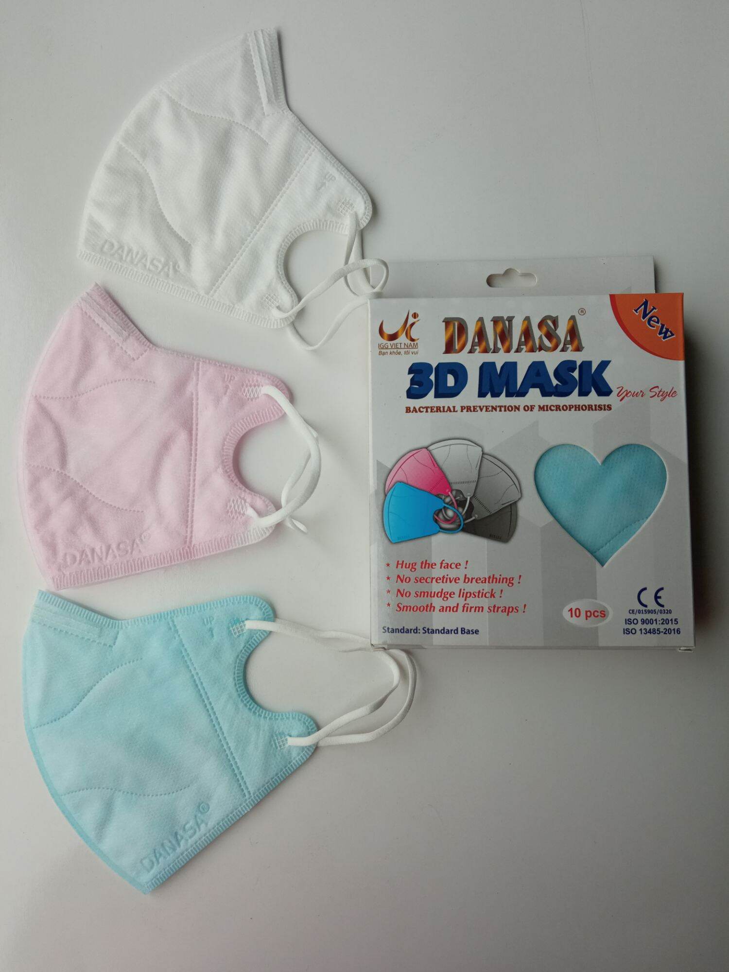 Khẩu trang DANASA 3D Mask (Combo 10 hộp 100 cái)