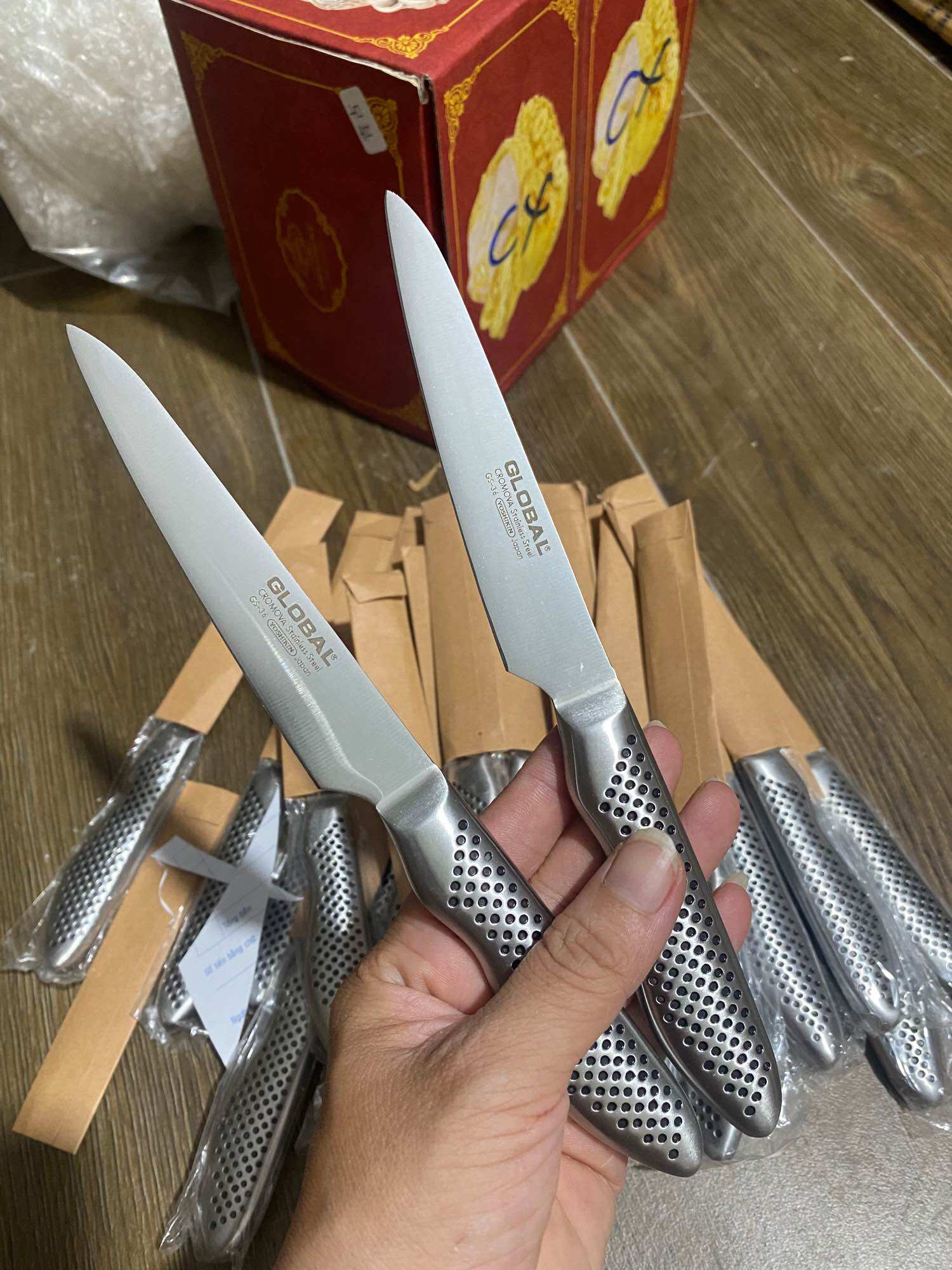 Dao gọt hoa quả global nhật 22cm