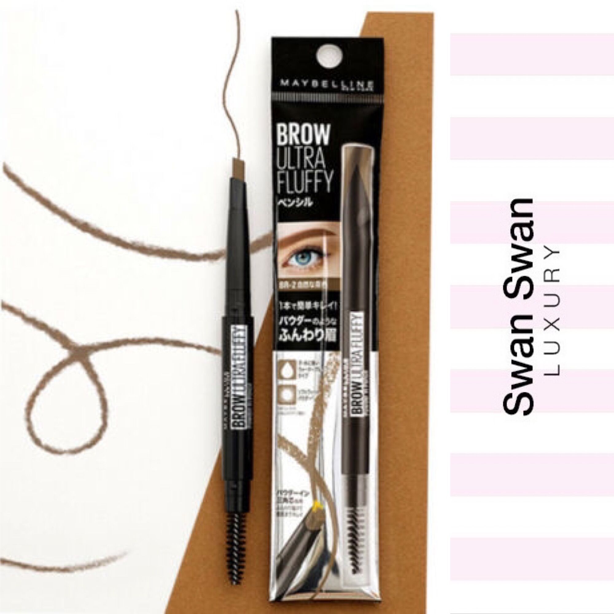 Chì mày maybelline pha gel nâu nhạt br4 fashion brow