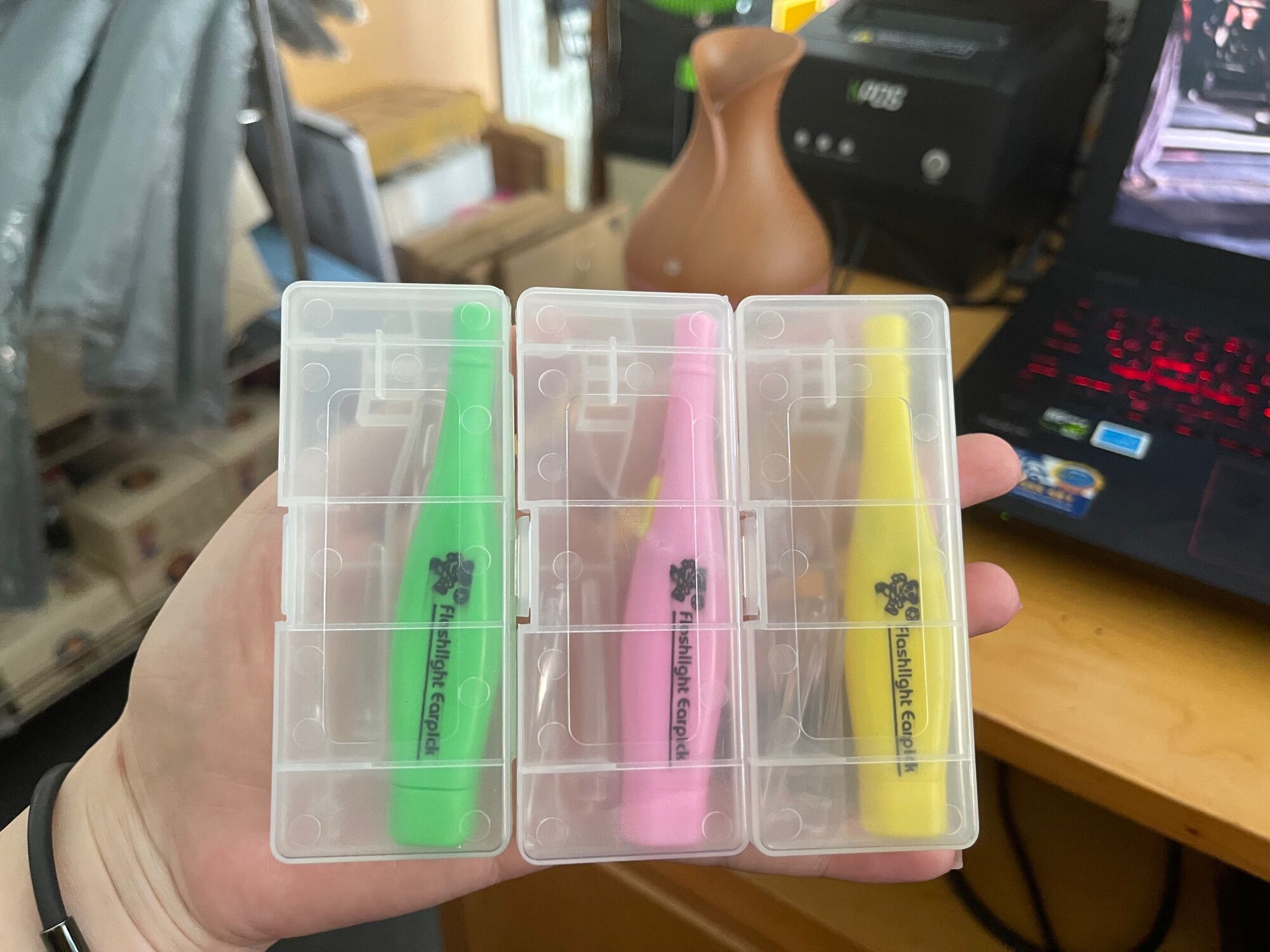 Lấy rái tai có đèn