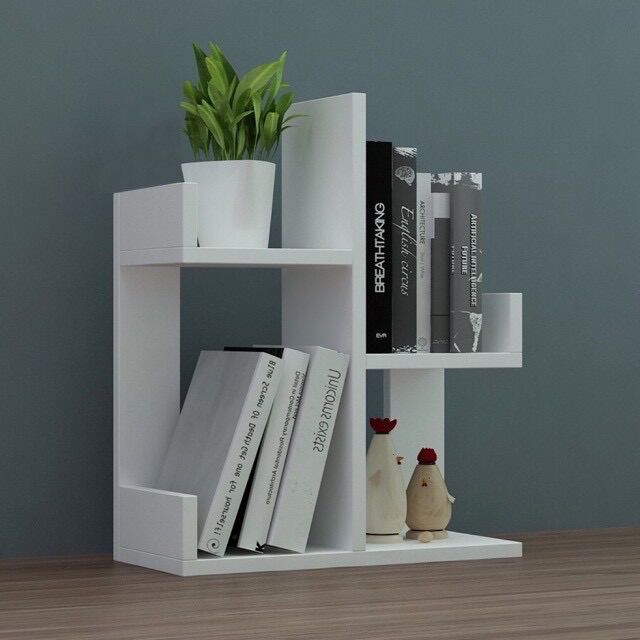 Kệ sách hình cây đứng đa tầng nôi thất