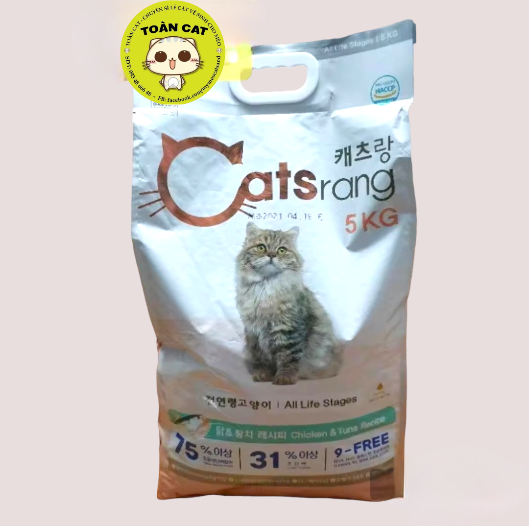 Thức ăn mèo CATSRANG -  Nhập khẩu Hàn Quốc