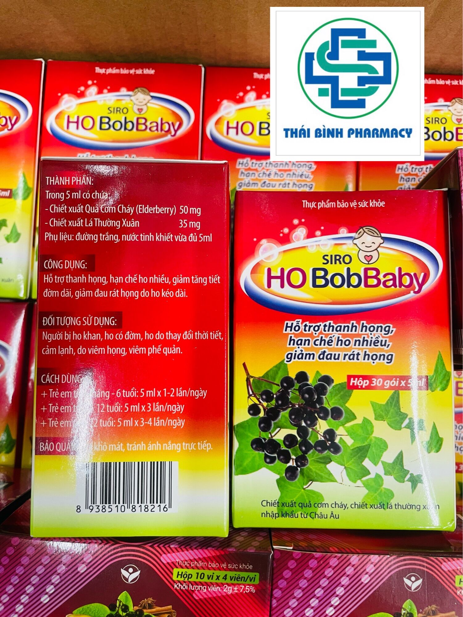 Siro Ho Bobbaby - Hộp 30gói