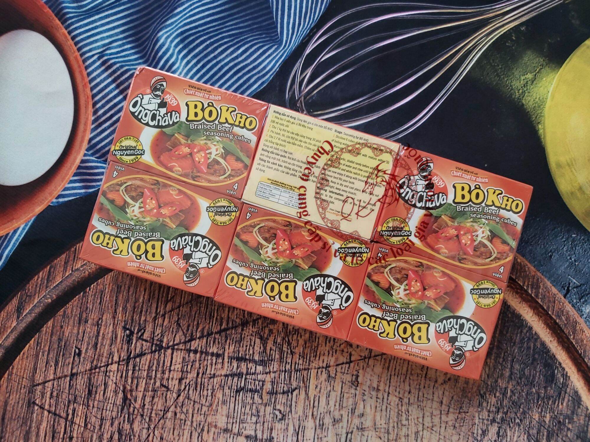Viên gia vị nấu bò kho Ông Chà Và