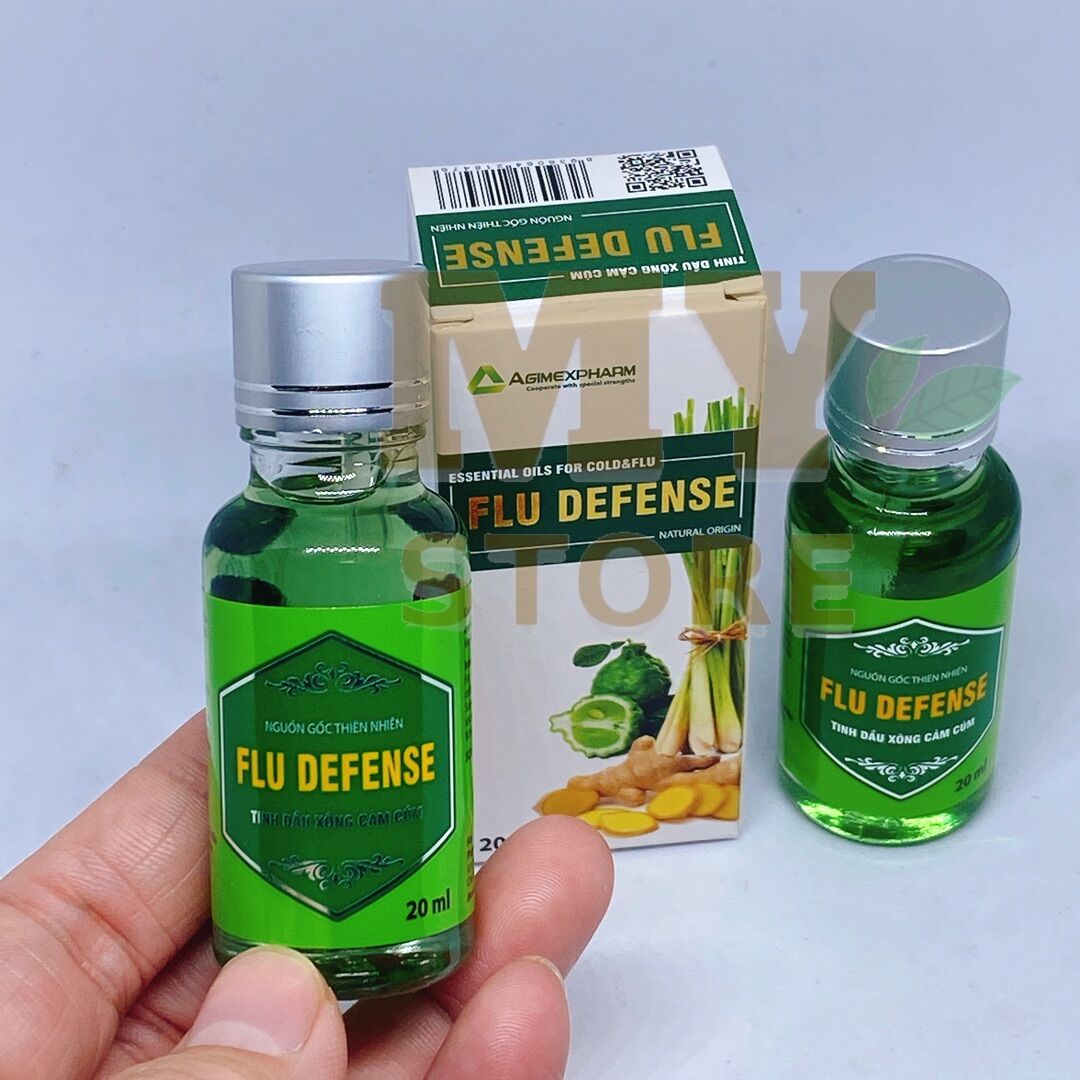 (Chính Hãng) Tinh Dầu Xông Cảm Cúm Flu Denfense 20ml