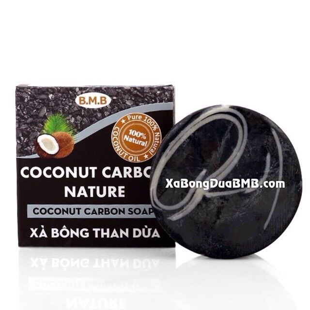 Xà bông dừa bmb vân trắng hồng đen