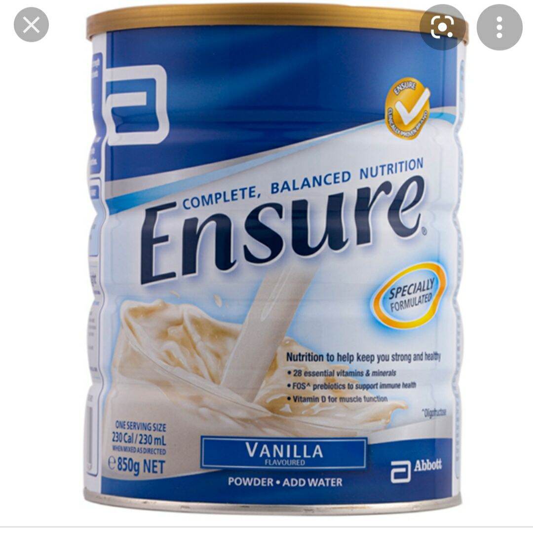 Sữa bột ensure úc vị vani