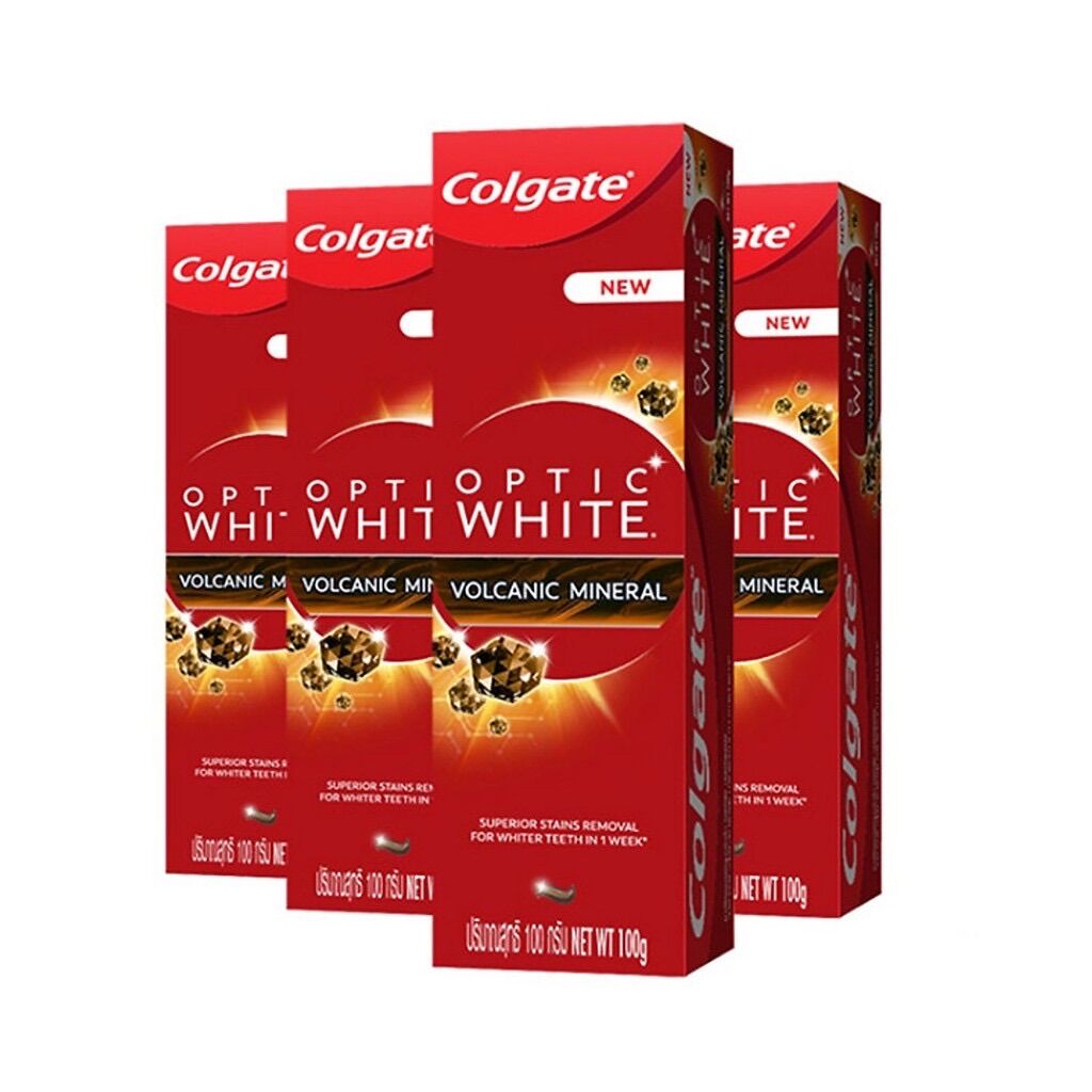 Kem đánh răng Colgate Optic White Plus Shine làm trắng sáng răng 100g