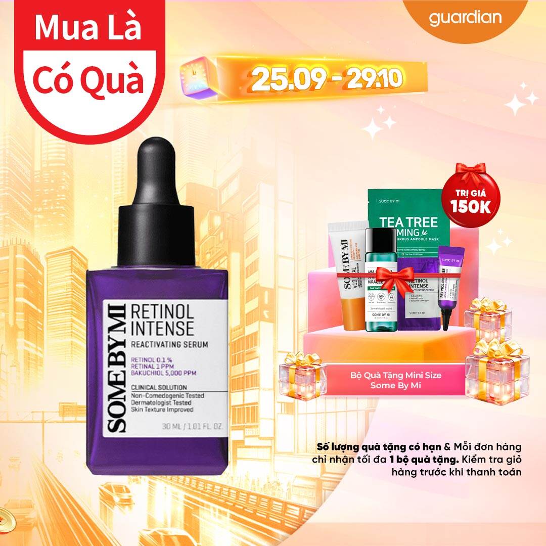 Tinh Chất Cải Thiện 4 Dấu Hiệu Lão Hóa Some By Mi Retinol Intense Reactivating Serum Cho Da Căng Mịn 30ml