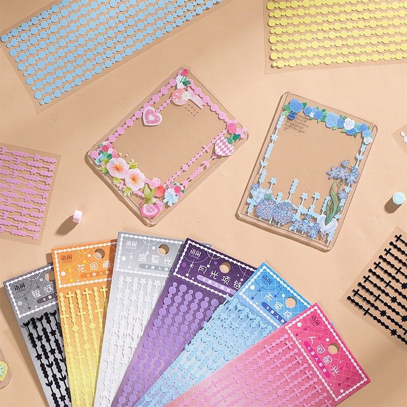 Set 4 tờ sticker dùng để viền và trang trí