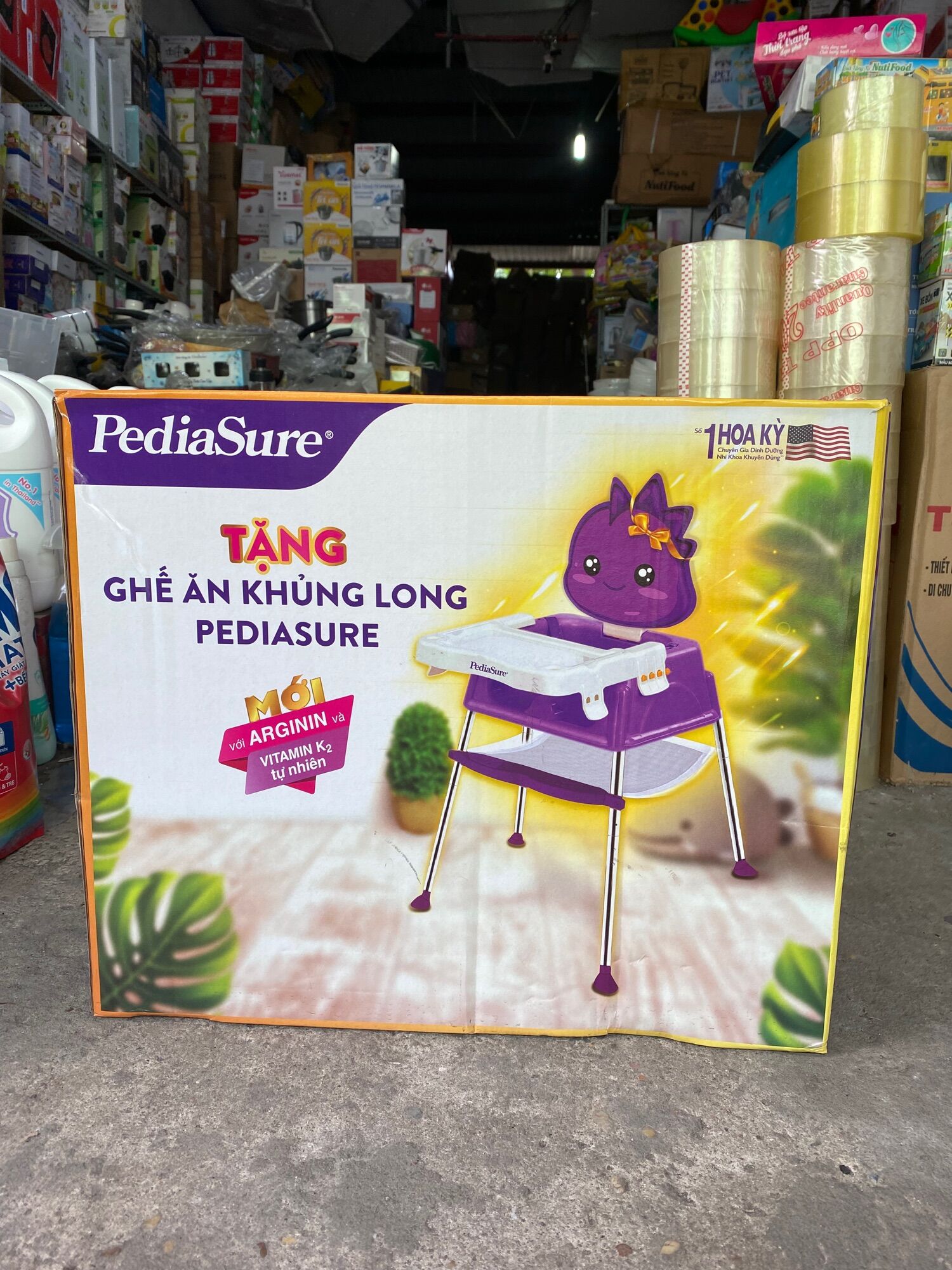 Ghế ăn khủng long Pediasure