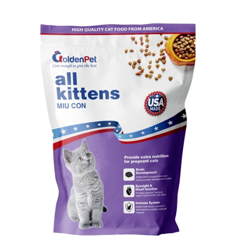Hạt mèo golden pet all kittens miu con 900g