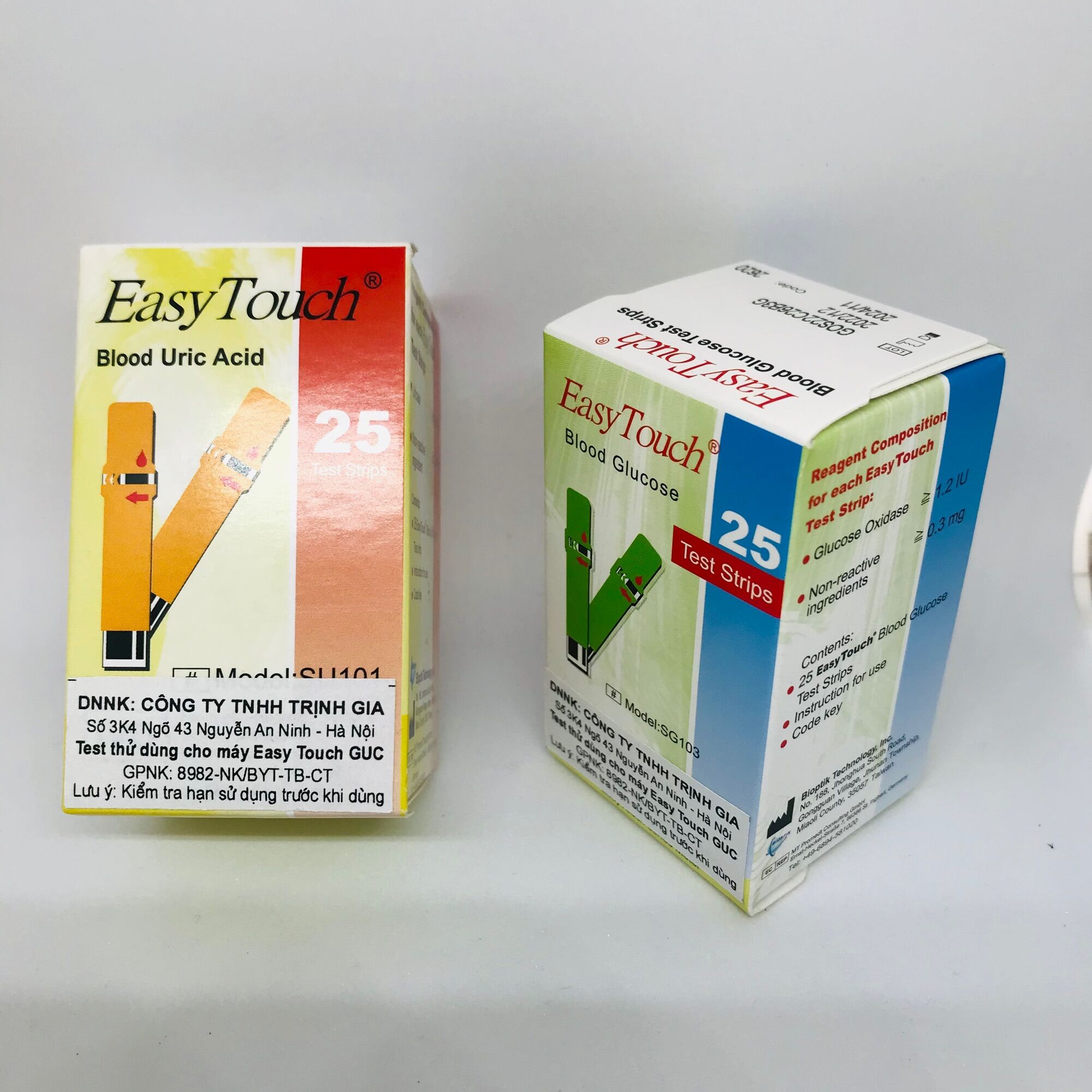Que Thử Gout Cho Máy Đo Easy Touch GCU ET322 - Que Thử Gout
