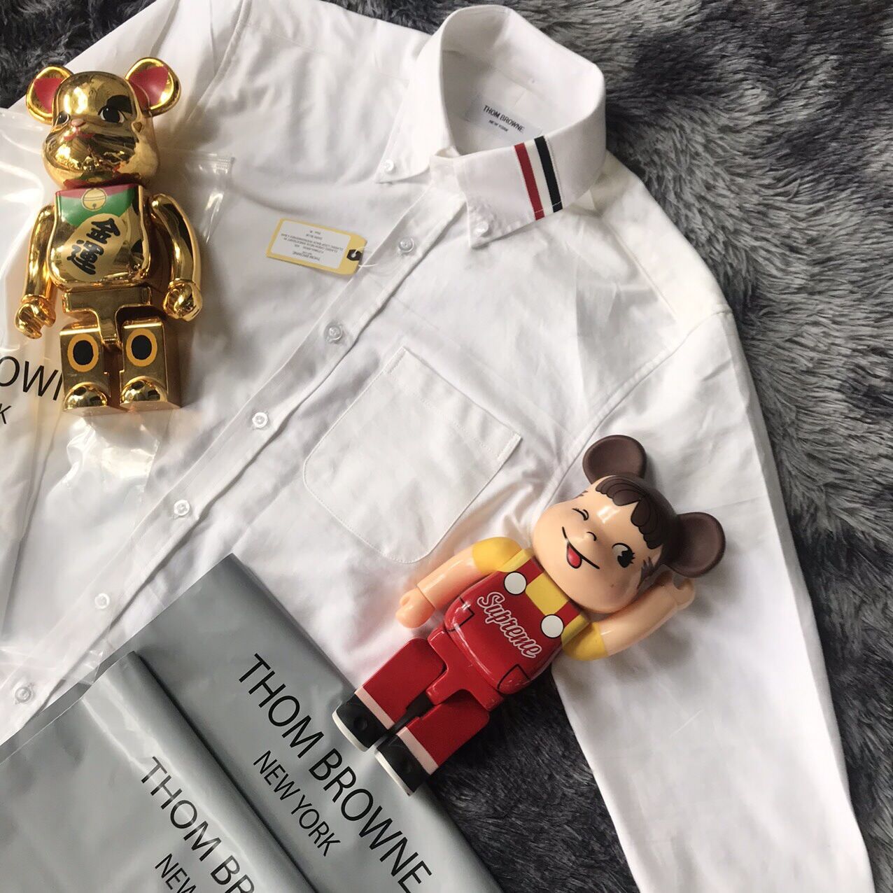 Áo sơ mi Thom Brown cao cấp viền cổ áo