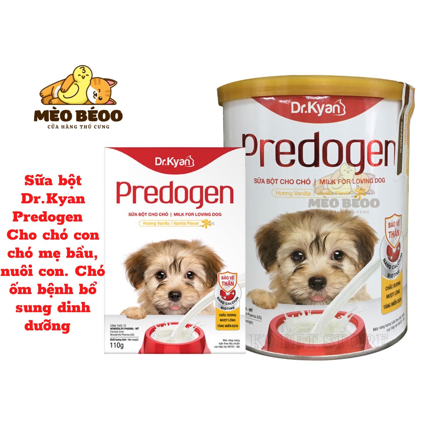 Sữa bột cho chó dr.kyan predogen