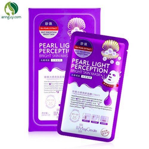 [HCM]Mặt Nạ Dưỡng Trắng HA Pearl Light Perception Bright Skin Mask.(  1 hộp 20 miếng)