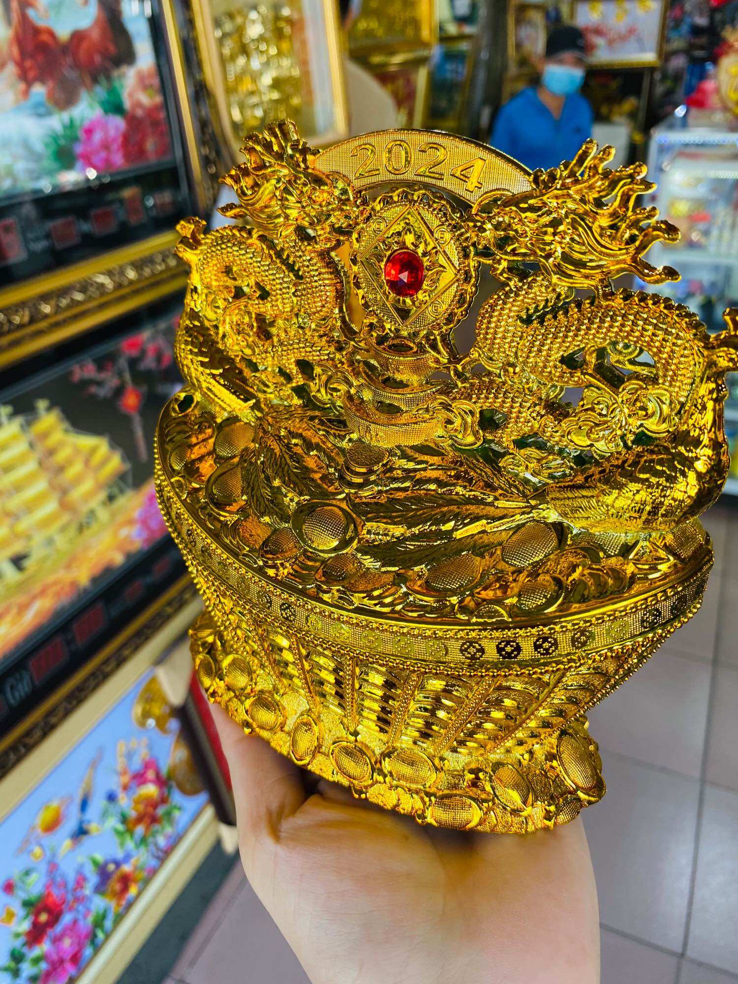 Kim nguyên bảo- thỏi vàng tài lộc- phụng múa mây bay tài lộc vào nhà size đại