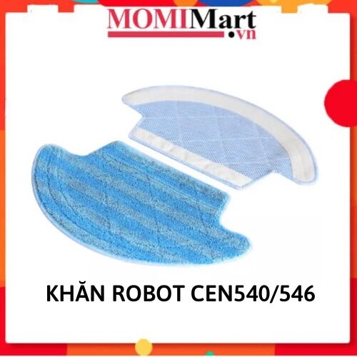 [HCM]SET 3 KHĂN THAY THẾ - ROBOT LAU NHA ECOVA CEN546/CEN540