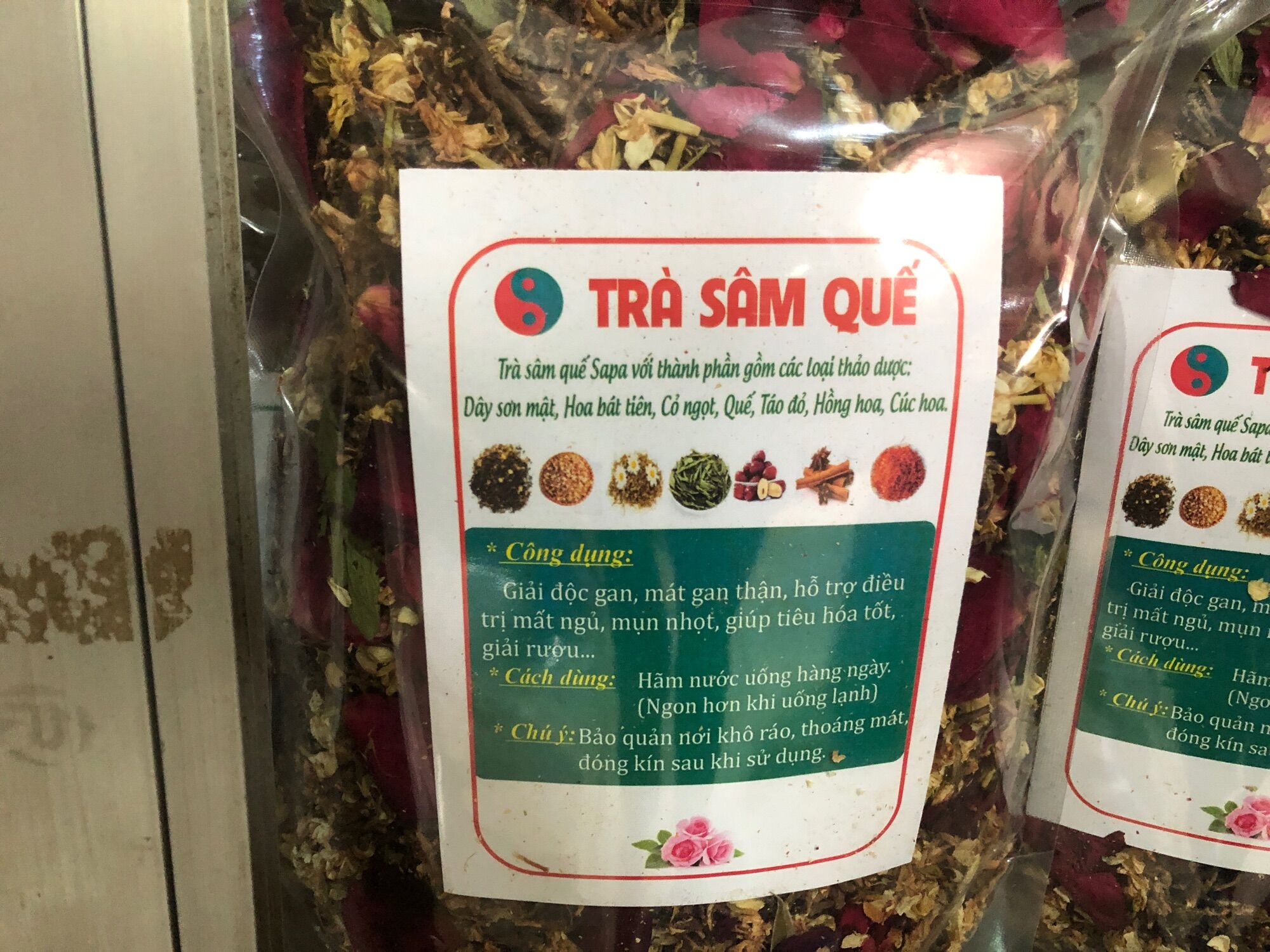 Trà sâm quế