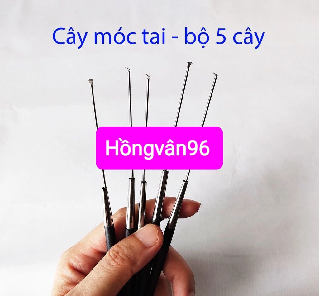 Móc ráy tai inox và  nãy  ráy tai