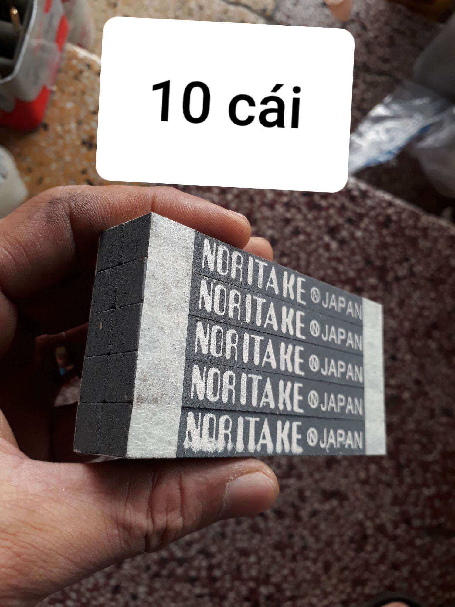 Đá mài dao chiết cành cây, đá vuông 10mm dài 100mm
