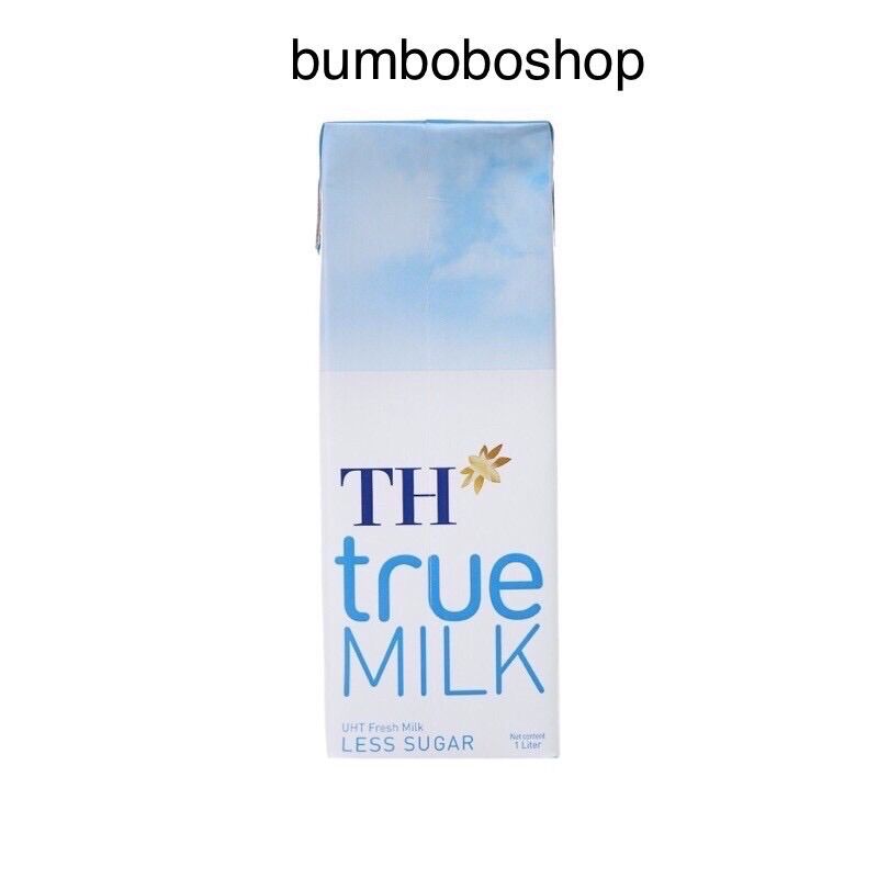 Hộp sữa tươi TH true milk có đường/ít đường/không đường 1 lít