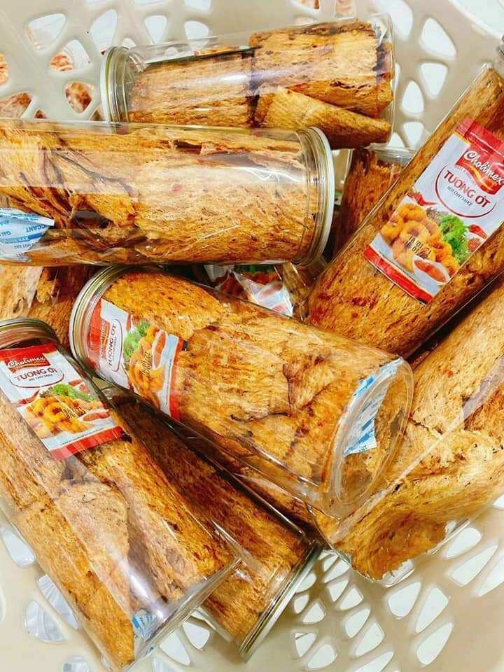 hũ pet - 200g mực cán tẩm vị