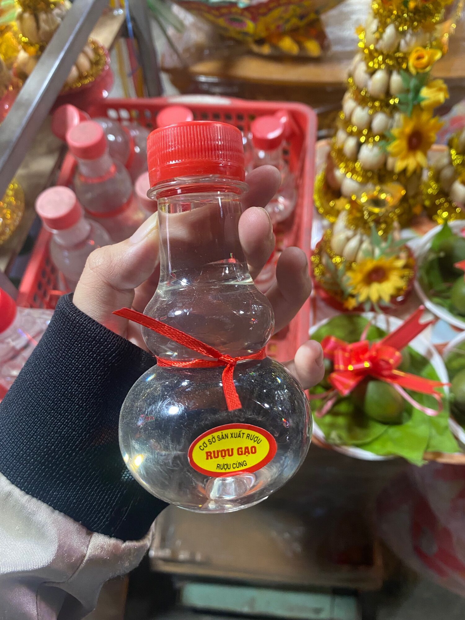 Rượu cúng hồ lô chai 150ml