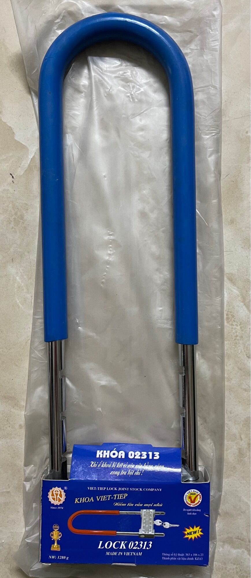 Khoá chữ u dài việt tiệp 02313