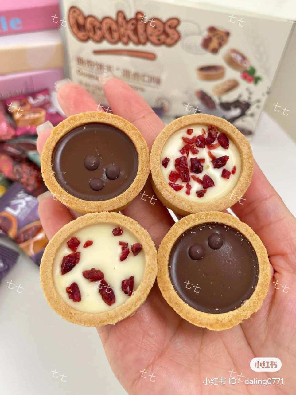 Bịch 100 gr bánh quy socola mix vị siêu ngon