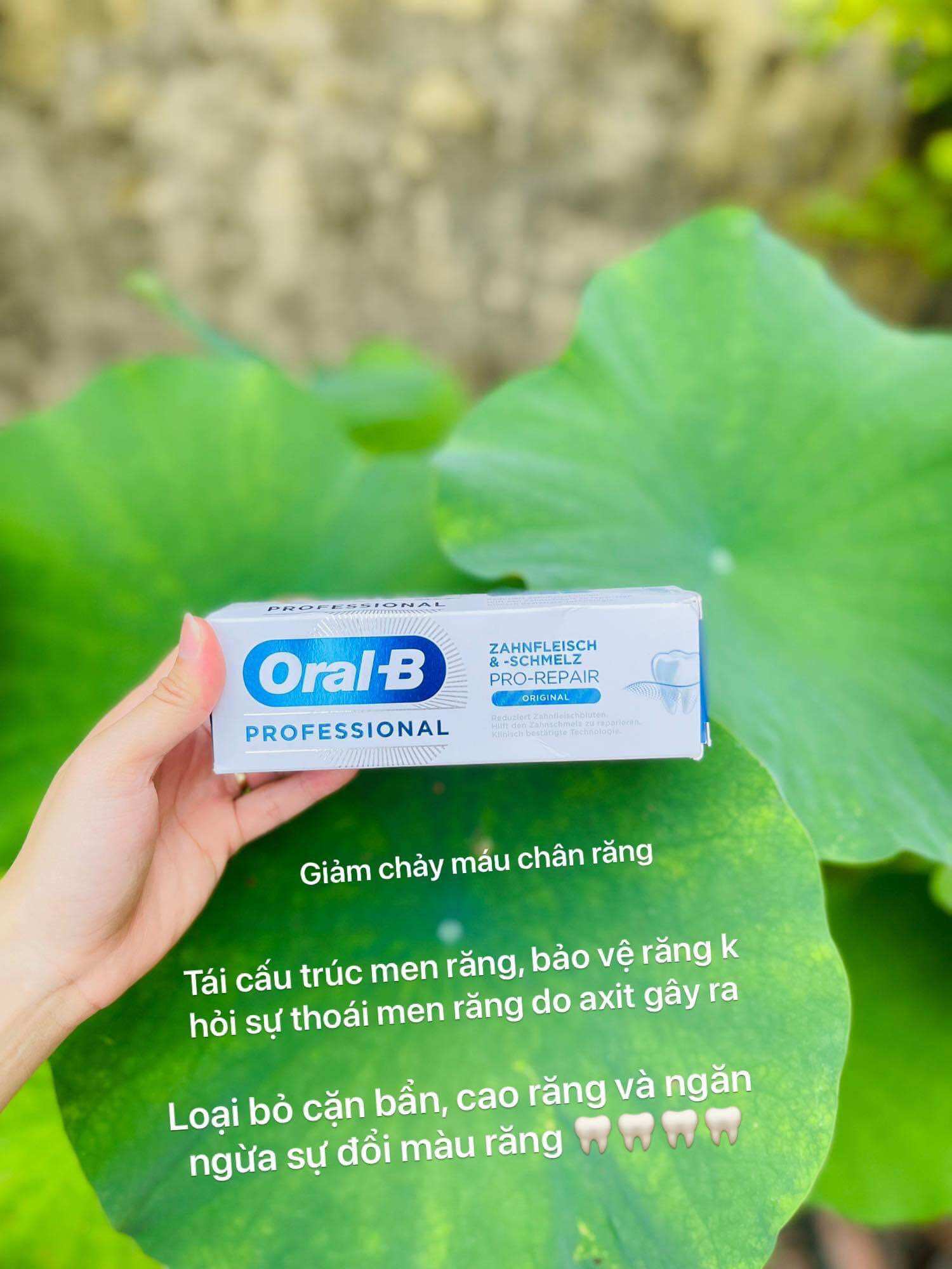 Kem Đánh Răng Phục Hồi Nướu & Men Răng extra fresh 75ml - Oral-B Zahnpasta Repair Zahnfleisch